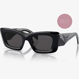 NWT Prada PR 13ZS Black Sunglasses
